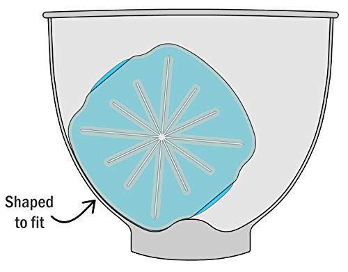 Whisk Wiper® PRO for Stand Mixers - Mix Without The Mess - The Ultimate Stand Mixer Accessory - Compatible With KitchenAid Tilt-Head Stand Mixers - 4.5qt, 5qt (Color: Aquamarine) - image 5