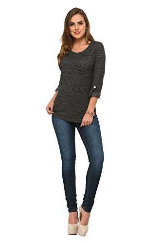 Image of Frenchtrendz Women'sCotton Poly Top(XS-4XL)