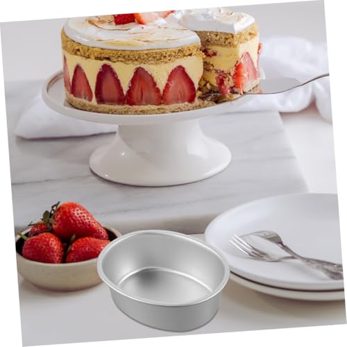 PRETYZOOM 12Pcs Aluminum Alloy Non Stick Cake Mold Set Baking Bakeware Tools for Cheesecake Bread and Desserts Pudding Molds for Versatile Baking - Image 4