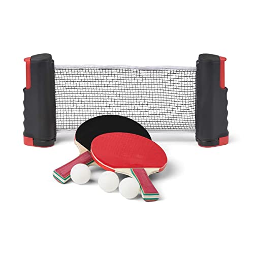 Tabletennis Set Outsiders avec filet, balles et raquettes pour le ping-pong