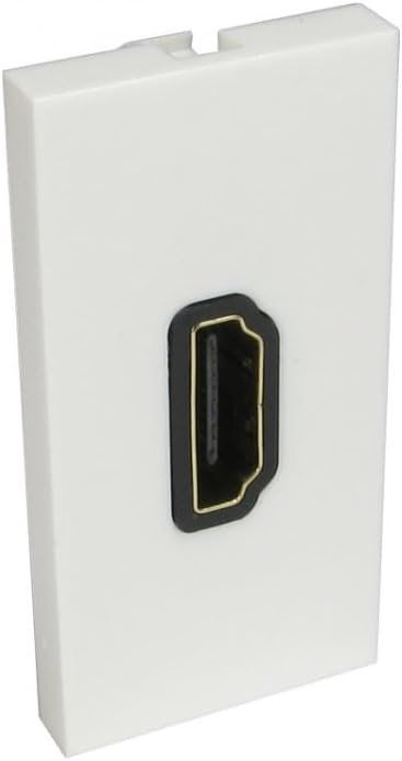 Bluecharge Direct Build Your Own Mix and Match Multimedia Wall Socket Modular Faceplate - 1 x HDMI Euro Module - Pigtail Type