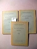  Anatolia - Revue Anneulle d`Archeologie.