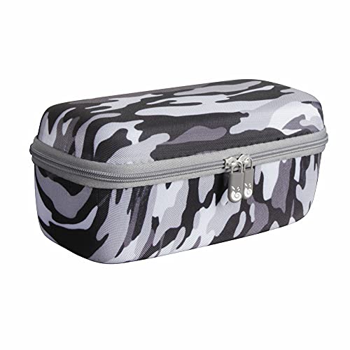 Hermitshell Hard Travel Case Fits JBL FLIP 5 / JBL FLIP 6 / JBL Flip 7 Waterproof Portable Bluetooth Speaker (Black Camouflage)