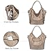 Tote Bag for Women PU Leather Shoulder Bags Fashion Hobo Bags Large Purse and Handbags with Adjustable Shoulder Strap