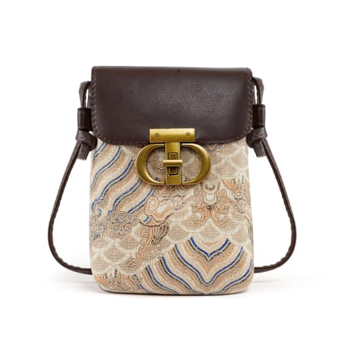 Image of PALAY Women Sling Bag Girls Stylish Pu Leather Crossbody Bag For Girls, Sling Phone Bag Double Layer Daily Bag With Detachable Shoulder Belt Small Sling Zipper Bag, Girls Gift - 1