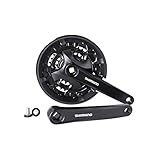 Farbe: schwarz Shimano Unisex – Erwachsene Kurbelgarnitur-2092832820 Kurbelgarnitur, schwarz, 175mm