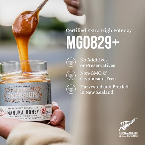 Manuka Emporium Miel de Manuka Raw MGO 829+ 250g y 24 sobres MGO 263+ miniatura 5