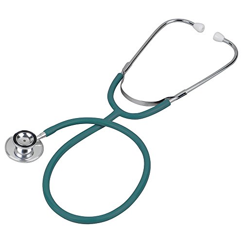 Veridian Healthcare Prism Series Dual Head Stethoscope | Teal | Lightweight Aluminum Chestpiece | Latex-Free | Soft Vinyl Eartips | 22” Tubing | Ideal for Doctors, Nurses, EMTs & Medical Students