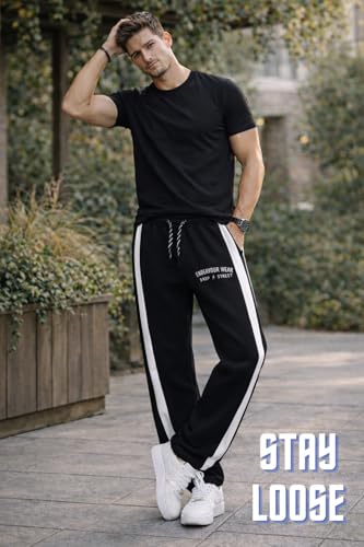 Image of ENDEAVOUR WEAR Men's Warm Loose Fit Baggy Fleece Trackpants