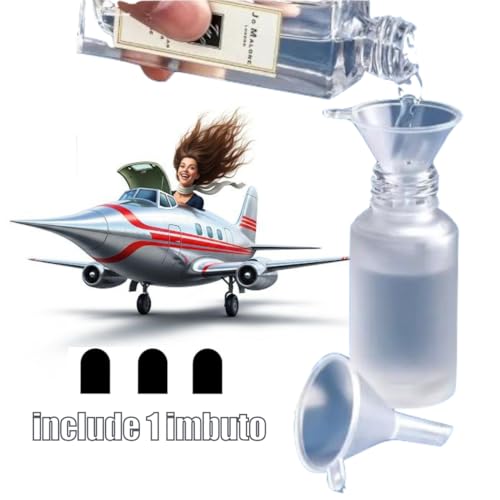 Reiseflaschen, 100 ml Kosmetikflaschen mit Klappdeckel (5 Stück transparent) Flaschen für Shampoo, Spülung, Öllotionen, Kosmetik, Cremehalter, bunt, Trichter