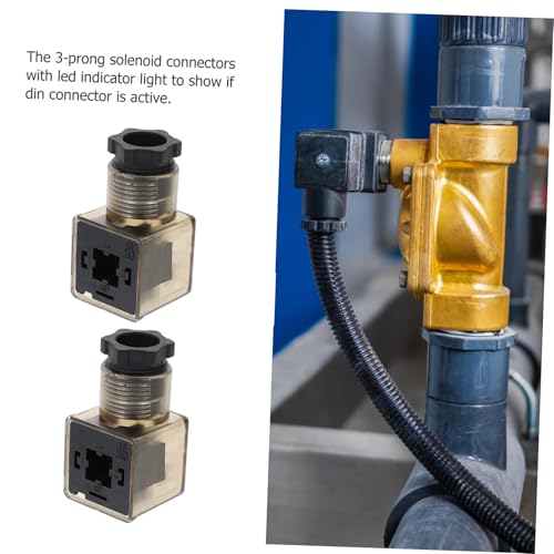 Conector para válvulas solenoides caja de conexiones DIN enchufe de pines resistente 7