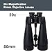 Celestron SkyMaster Pro ED 20x80 Astronomy Binoculars with ED Glass and Large Aperture for Long Distance Viewing, Fully Multi-Coated XLT Coating, Tripod Adapter and Carrying Case