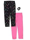 Delia's Girl Girls' 3-Piece Leggings with Accessory - plum/black, 4