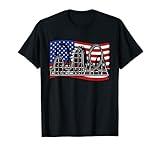 American Flag Roller Coaster T-Shirt