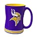 Boelter Brands NFL Minnesota Vikings Sculpted Relief Mug, 14-ounce, Purple