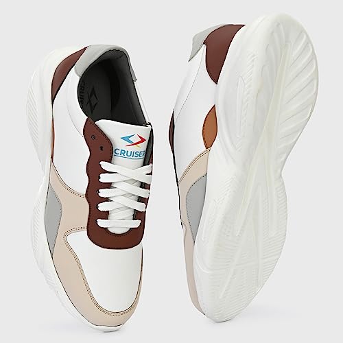Image of Cruiser Mens Fashion Chunky Shoes|Bold & Trendy Design | Lightweight & Comfortable with Cushioned Insole | Men's Chunky Sneakers with Attitude |Perfect for Streetwear & Casual Outfits (Fleix)