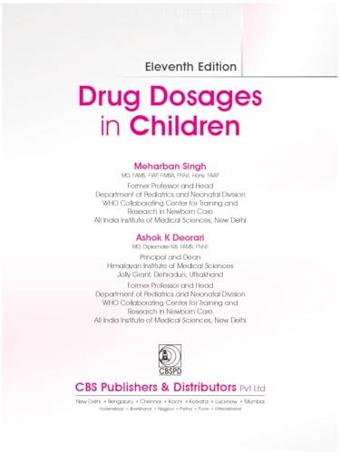 Image of Drug Dosages In Children 11Ed (Pb 2024)