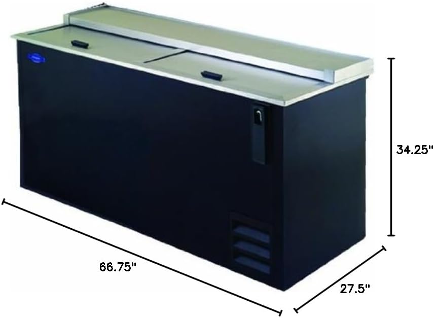 Bottle Coolers, Refridgerant, Back Bar with 2 Doors, 19 Cubic Feet