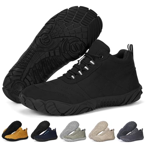 RUYI Barfußschuhe Herren Barfuss Schuhe Damen mit Breite Zehenbox und Zero-Drop...