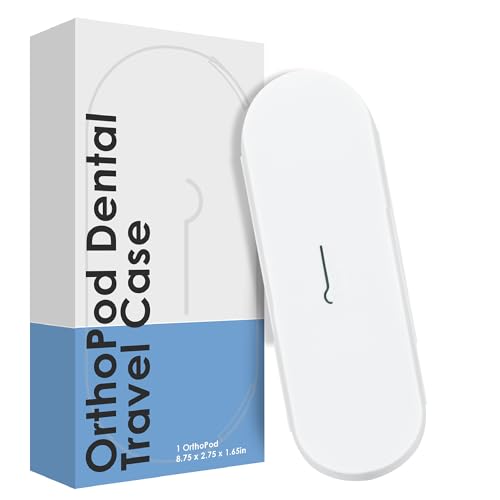 Estojo de Viagem Odontológica All-In-One da OrthoPOD – Para Aligners e Retentores Transparentes – Adequado para Alinhadores Transparentes, Escova de Dentes de Tamanho Completo, Pasta de Dente de Viagem, Ferramenta de Remoção OrthoKey – Acessórios não incluídos