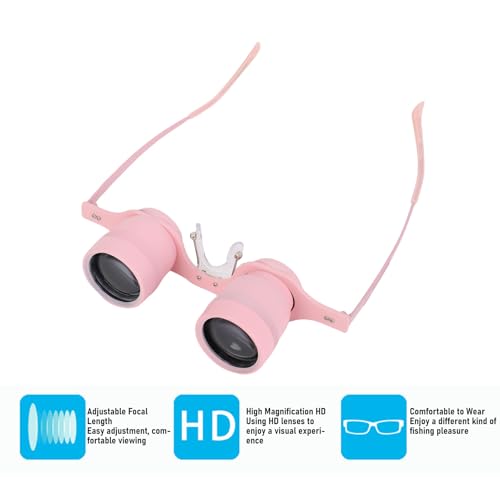 Binoculares de pesca 10x34 VBESTLIFE ligeros y ajustables miniatura 2