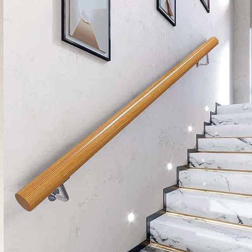 Poteaux de clôture et de terrasse en bois avec rampes pour sécuriser un escalier glissant