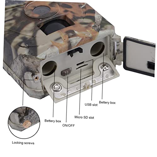 INOOMP Hunting Video Ir Outdoor À Prova D'Água Sem Brilha Noite Detecção Jogo Trilha Vida Selvagem