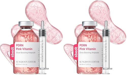 Image of SUNGBOON EDITOR Glow Intensive PDRN Ampoule, Copper Peptides & Vitamin B12 Serum for Face with Collagen & Multi Peptides & 10 Hyaluronic Acids | Korean Skincare Serum, 1.35 fl oz (Pack of 2)