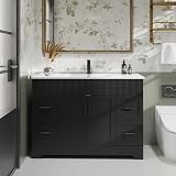 eclife 48 inch Modern Wave Vanity