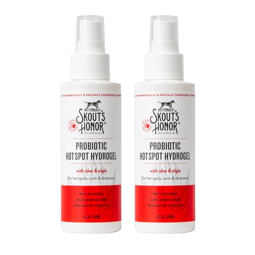 Image of SKOUT'S HONOR Probiotic Hot Spot Hydrogel for Dogs, 4 oz, 2-Pack