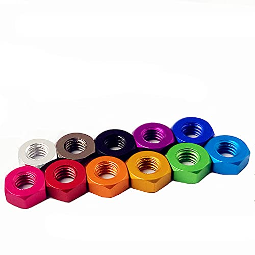 10 Pezzi DIN934 Colorati M3 M4 M5 M6 Dadi Esagonali Esagonali In - Foto 6