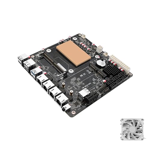 SIENSNET N150/N355 NAS Mini ITX }U[{[hA6xSATA3.0ADDR5A4x2.5G LANAHDMI+DP 4K@60HzA2xM.2 NVMeAType-C (N150+Jon Fan)