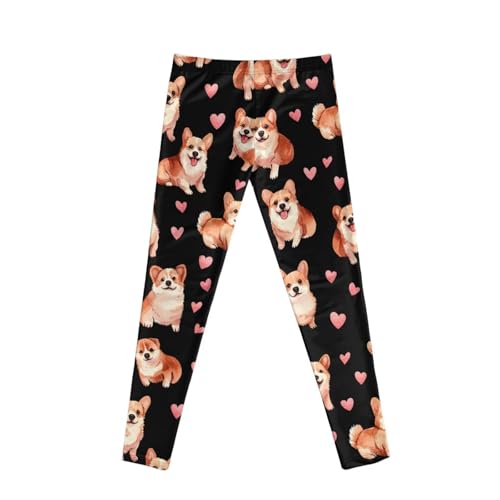Leggings pour filles extensibles COEQINE de 4 à 13 ans - 3