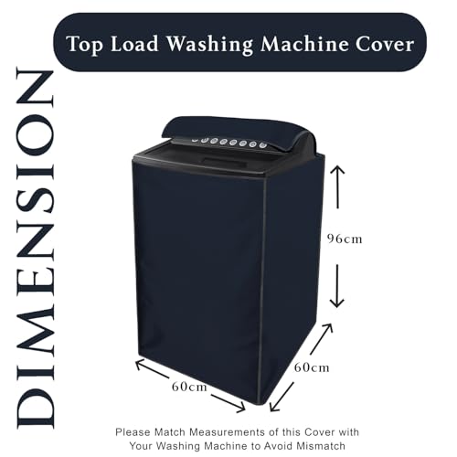 Image of Star Weaves Top Load Washing Machine Cover for LG 9 KG Fully-Automatic Top Loading T90SJSF1Z, Darkblue
