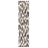 Sgaesgte Choco Spots 33.1' x 9.1' Skateboard Grip Tape, Non Slip Sandpaper Sheet with Strong Adhesive, Anti Tear Longboard Griptape for Skateboard Longboard Scooter