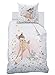 Produktbild Familando Disney-s Bambi & Hase Klopfer Bettwäsche-Set 135 x 200 cm 80 x 80 cm 100% Baumwolle Kinder-Bettwäsche