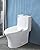 Zevemomo One Piece Toilet, 1.1/1.6 GPF Powerful Dual Flush Compact Toilets for Bathroom, 17.3" Comfortable Seat Height Soft Closing Seat 12'' Rough-In Modern Toilet, 28.54" x 15.16'' x 28.74" White