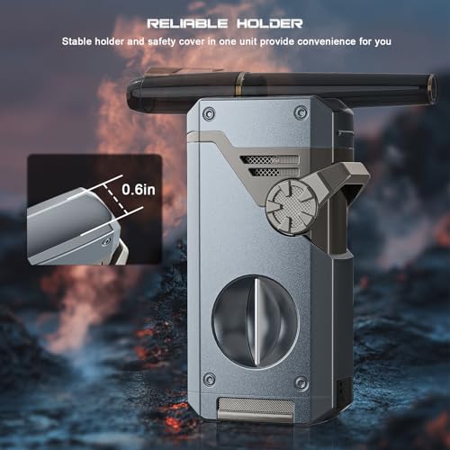 Encendedor antorcha 5 en 1 con accesorios multifunción miniatura 5
