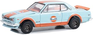 Greenlight 41135-C Gulf Oil Special Edition Series 1-1971 Skyline GT-R 1/64 Scale