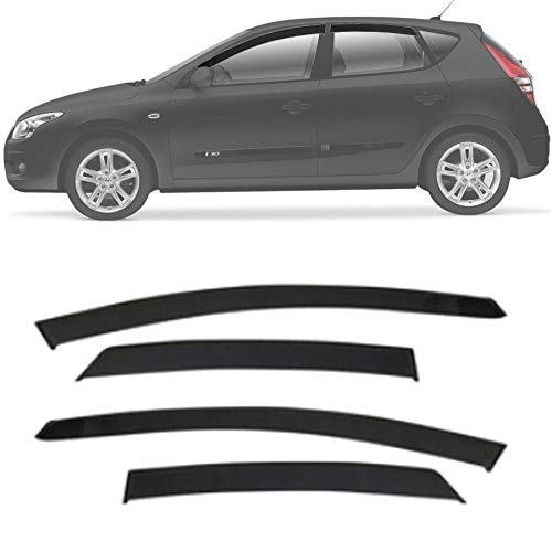 Calha de Chuva Esportiva Hyundai I30 2009 10 11 12 Fumê