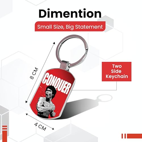 Image of Premium Printed Metal Keychain for Men & Women | High-Definition Artwork Print | Durable Key Ring for Car, Bike, Home & Office Keys | Stylish Decorative Key Holder Gift
