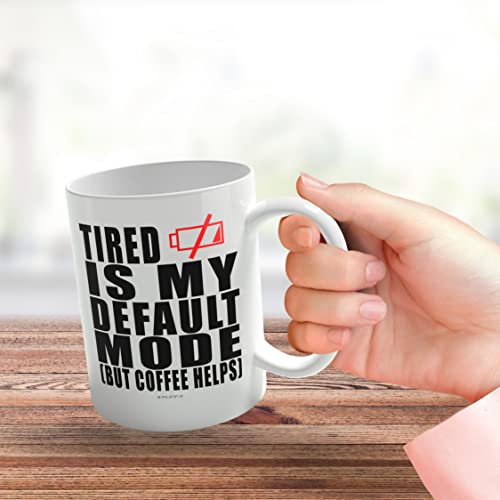 Novelty Gift Mug, Default Mode, Mug Present Gift for Wife Husband Work Colleague Brother Auntie Uncle Sister Best Friend - Image 3