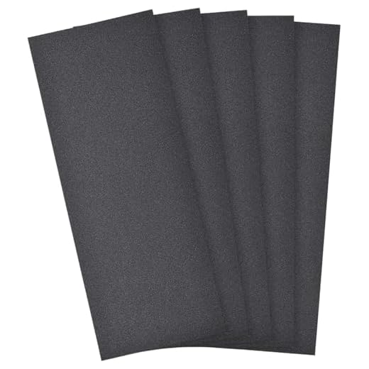 9 x 3.6inch Wet Dry Silicone Carbide Paper Waterproof Sandpaper for Wood Furniture Finishing, Metal Sanding 5pcs 320 Grits
