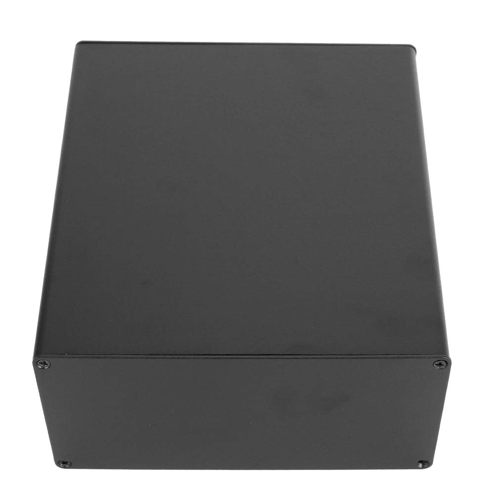 Ultima custodia in alluminio Custodia PCB Scatola di giunzione Accessori per scheda di circuito Nero sabbia per GPRS