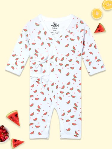 Image of The Mom Store Baby Romper Jabla Style For Boys And Girls | Cotton | Soft Infant Bodysuit | Trendy Stylish Sleepwear For Newborn Baby | Printed | Unisex Comfortable Everyday Baby Wear