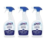PURELL Healthcare Surface Disinfectant Spray, Fragrance Free, 32 fl oz Capped Bottle with Spray Trigger in Pack (Pack of 3) - 3340-03