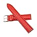 Produktbild kolight® Rot Fashion langlebiger 12 mm echtes Leder Schnalle Armbanduhr Band Armband Geschenke