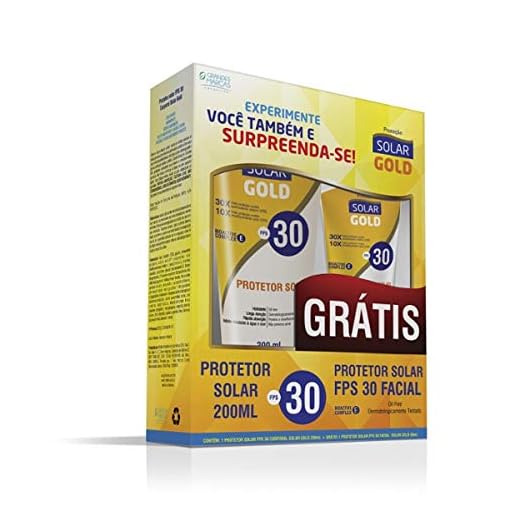 Solar Gold Kit Protetor Facial 30 Fps 200 Ml + Protetor Facial 50 Ml Branco 2 Unidades