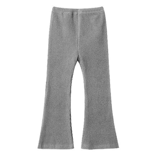 Girls Flare Pants Stretch Leggings for Toddler Kids Elastic Waist Casual Outer Layer Micro Bottom Long Trousers