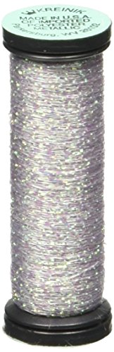 Kreinik Mezcla filamento 50u00a0M metálico Hilo para Costura, 50, Star Malva